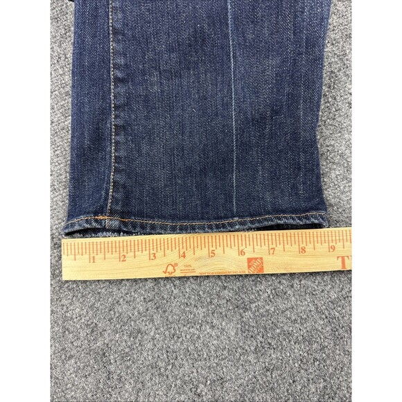 7 For All Mankind Flare Jeans Women's 30 Blue Dark Wash - Picture 12 of 12